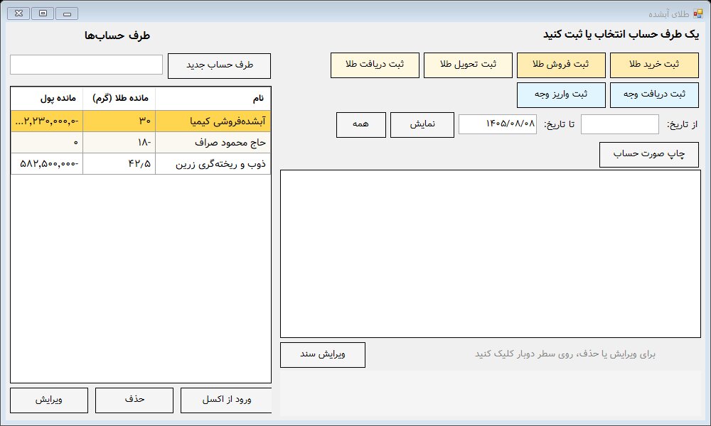 حساب آبشده